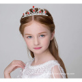 UNIQ Red Gems Rhinestone Tiara No Comb for Little Kid Big Kid Prom Birthday Elsa Princess Crown Girl Tiara